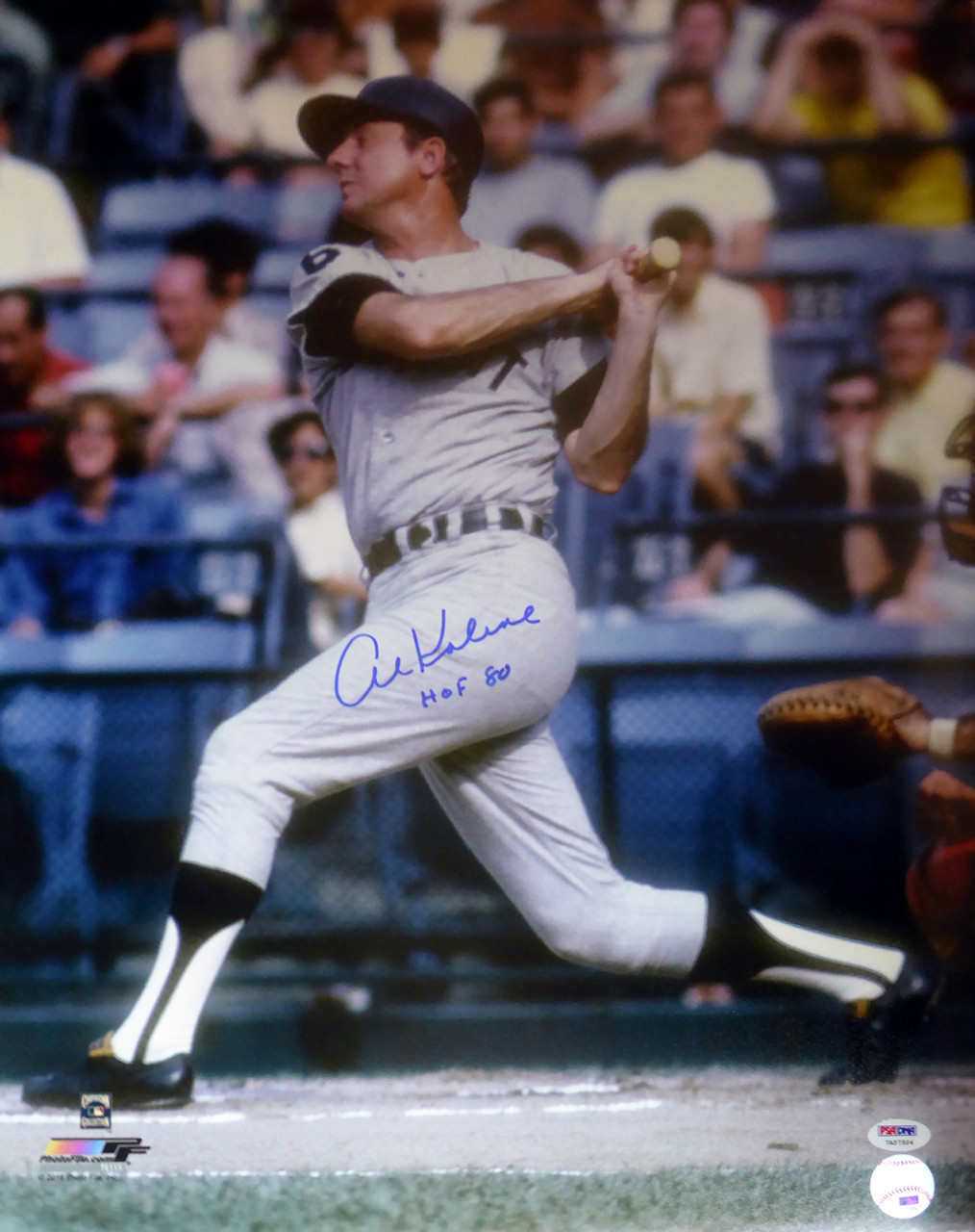 Al Kaline Autographed 16x20 Photo Detroit Tigers HOF 80 PSA/DNA Stock  #16447