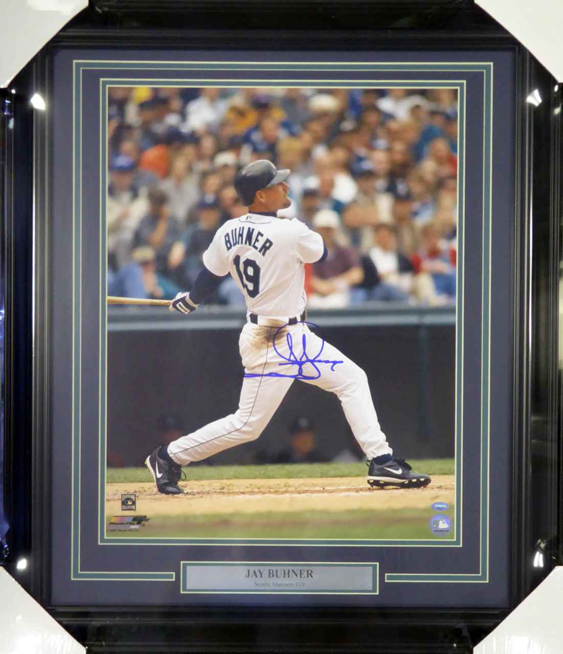 Jay Buhner Autographed Framed 16x20 Photo Seattle Mariners MCS