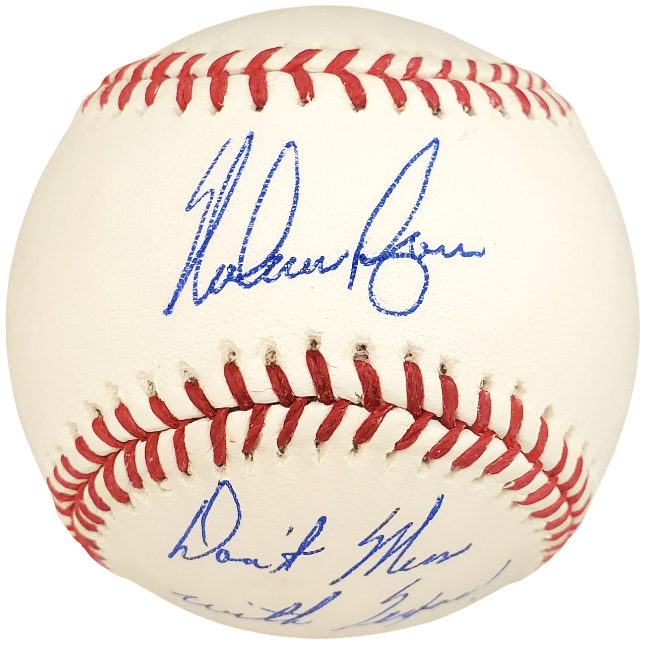 Nolan Ryan Autographed Official MLB Baseball Texas Rangers Don't Mess With  Texas NR Holo Stock #112535 - Mill Creek Sports