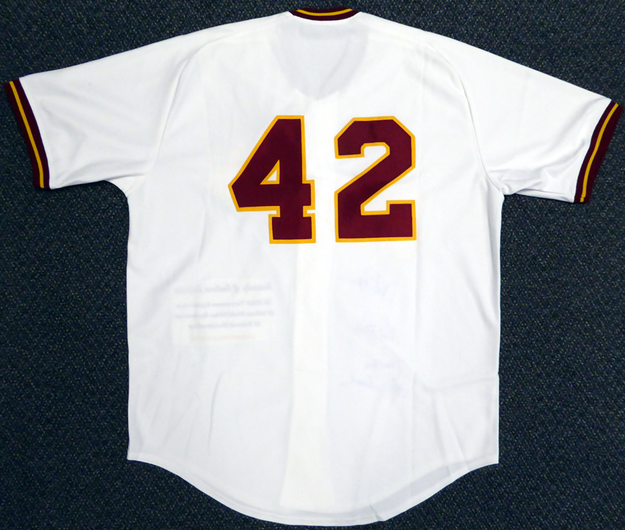 USC Tojans Legends Autographed White Jersey With 4 Signatures Including Tom  Seaver, Mark McGwire, Randy Johnson & Fred Lynn Limited Edition #/42  Steiner Holo Stock #112675 - Mill Creek Sports