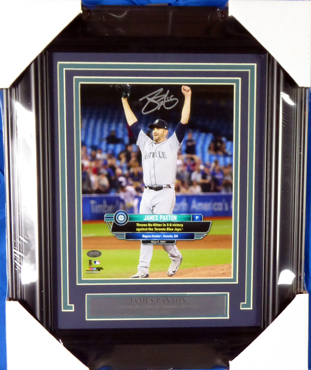 James Paxton Autographed Signed 16X20 Photo Seattle Mariners No Hitter Mcs  Holo