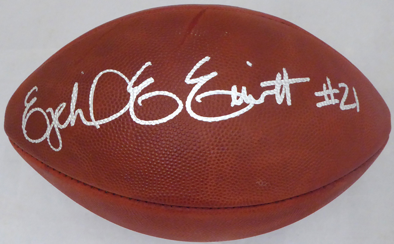 ezekiel elliott autographed football