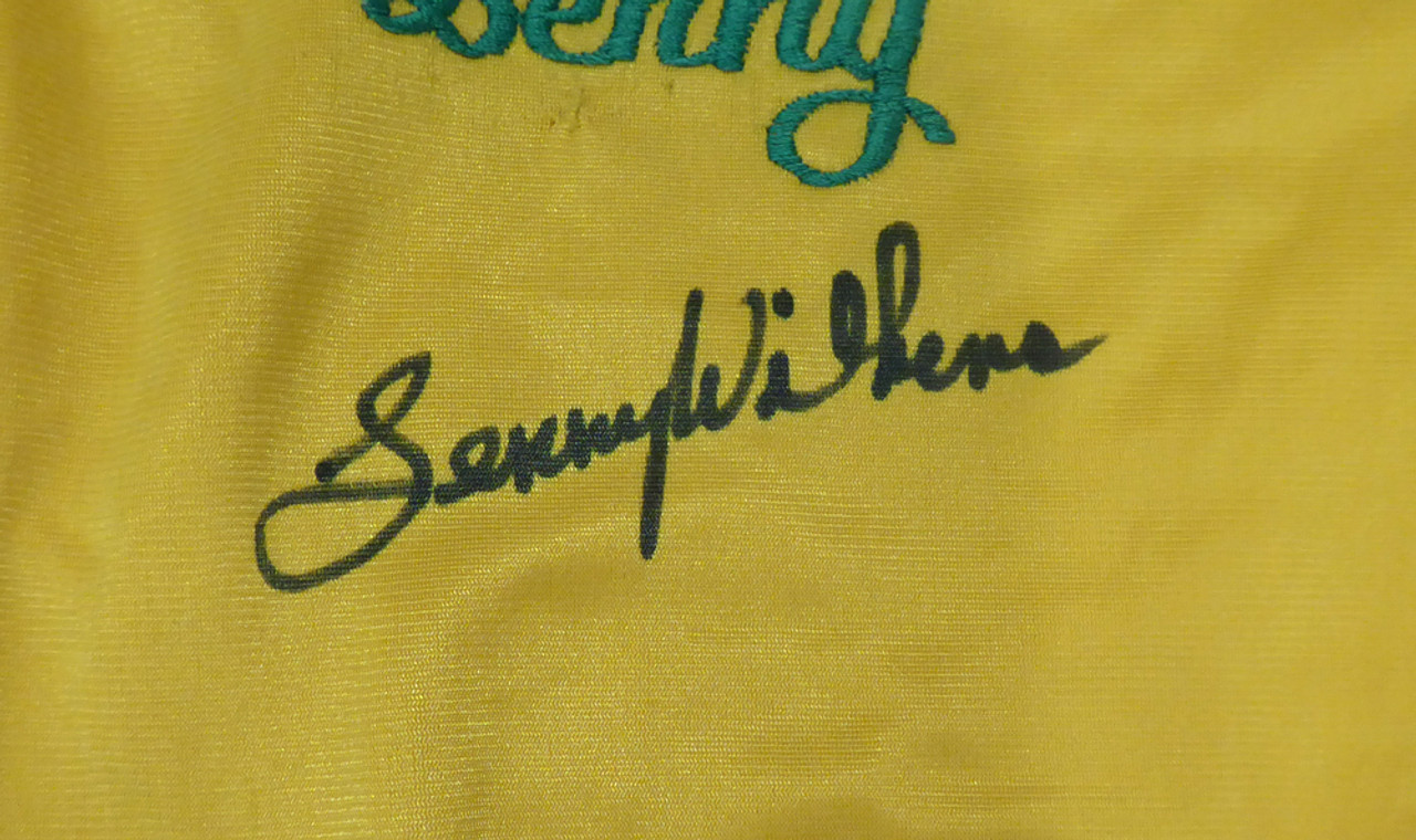 Lenny Wilkens Signed Seattle Supersonics Jersey (JSA COA) 9xNBA All Star /  H.O.F