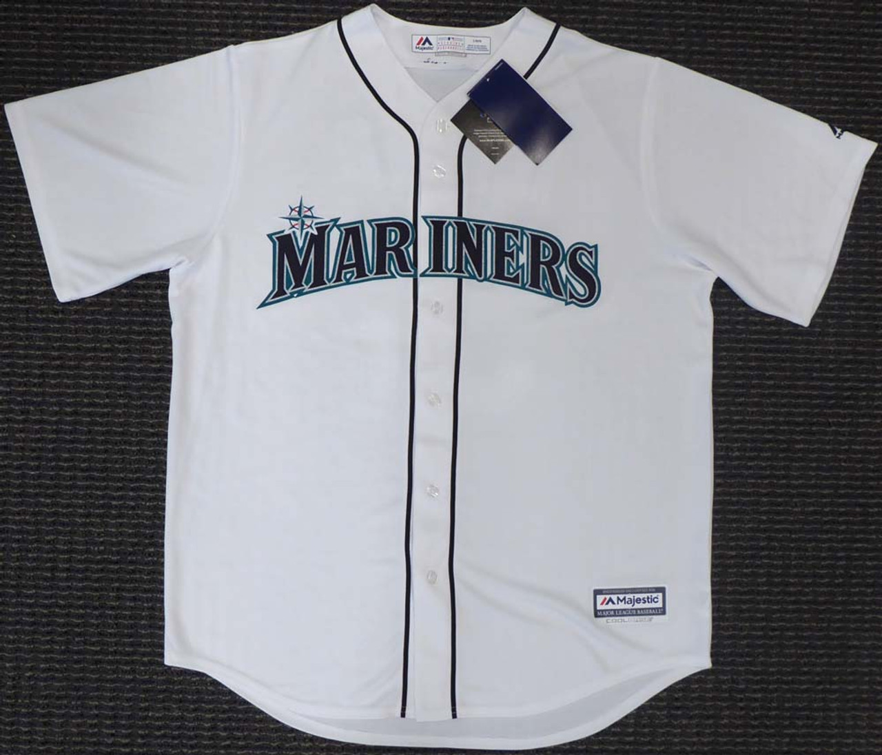 Mlb Seattle Mariners Boys' White Pinstripe Pullover Jersey : Target