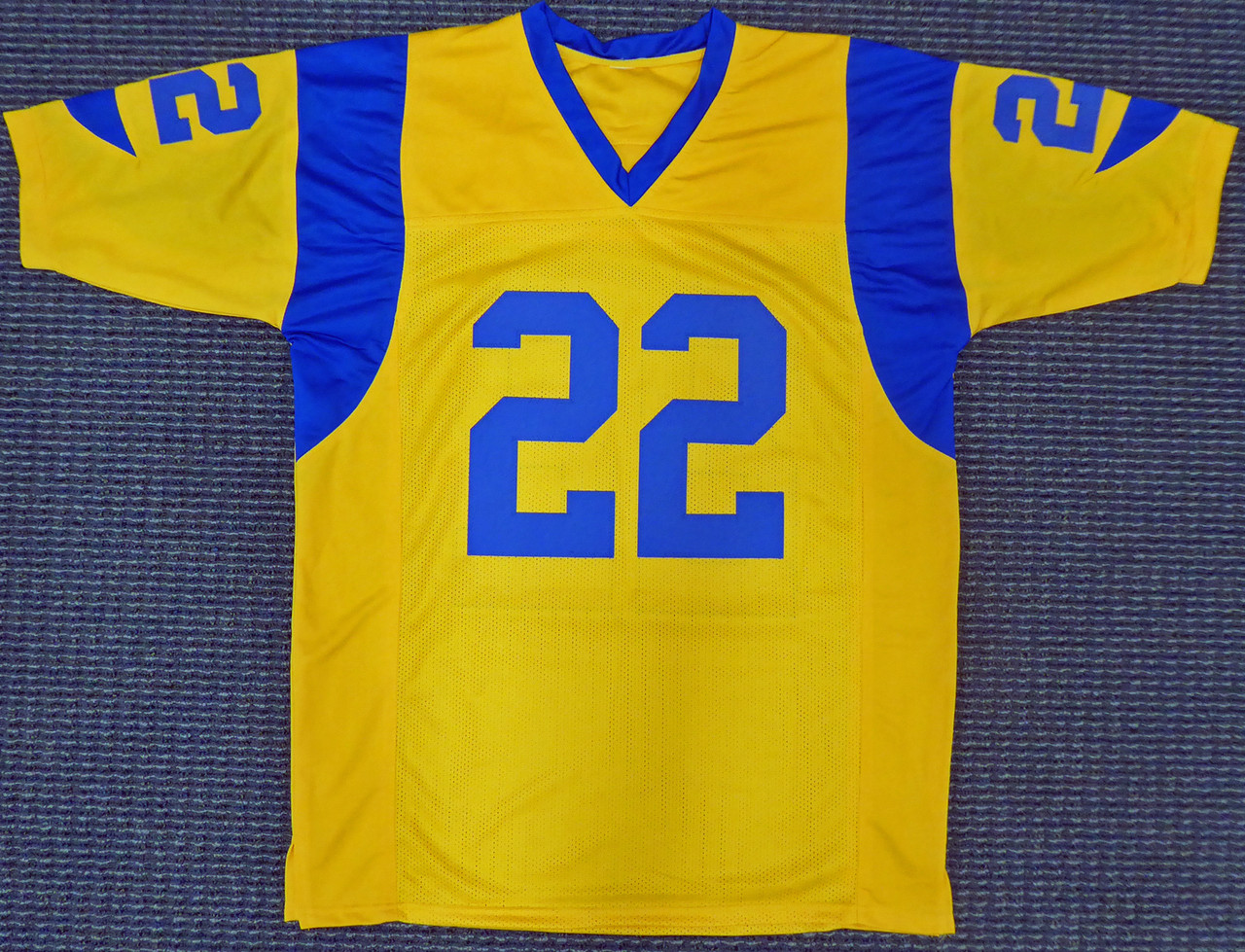 Marcus Peters Signed Los Angeles Rams Custom Yellow Jersey JSA (CB)