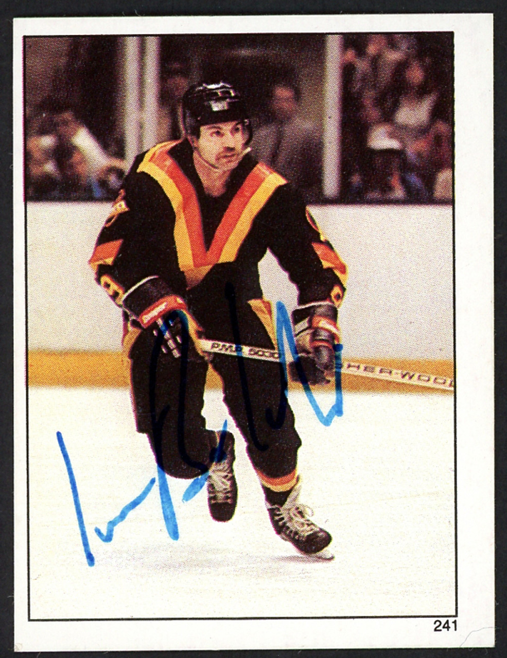Ivan Boldirev Autographed 1983-84 Topps Sticker Card #132 Detroit Red Wings  SKU #154079 - Mill Creek Sports