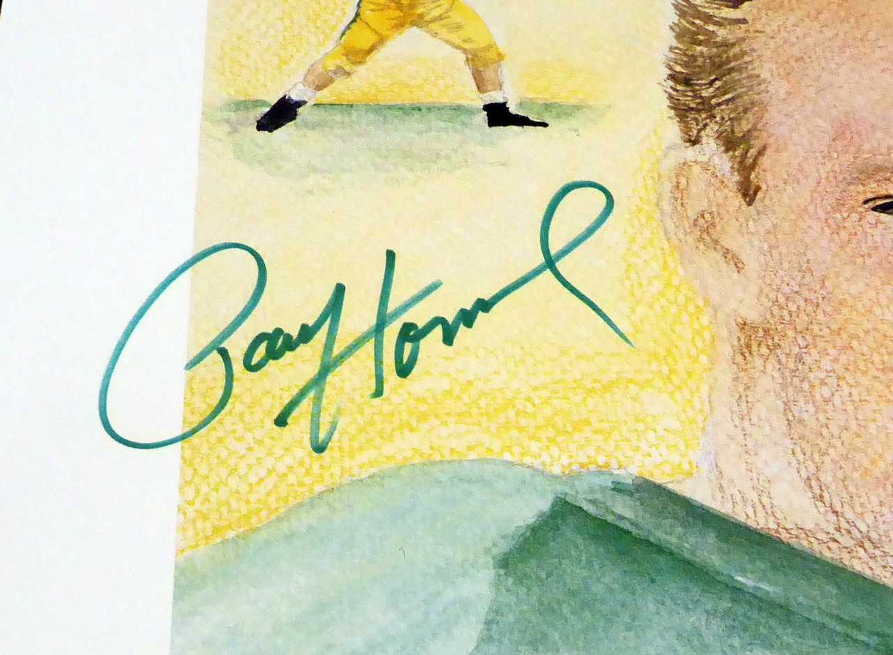 Green Bay Packers Paul Hornung Autographed Green Jersey HOF 86 Beckett  BAS QR Stock #211728