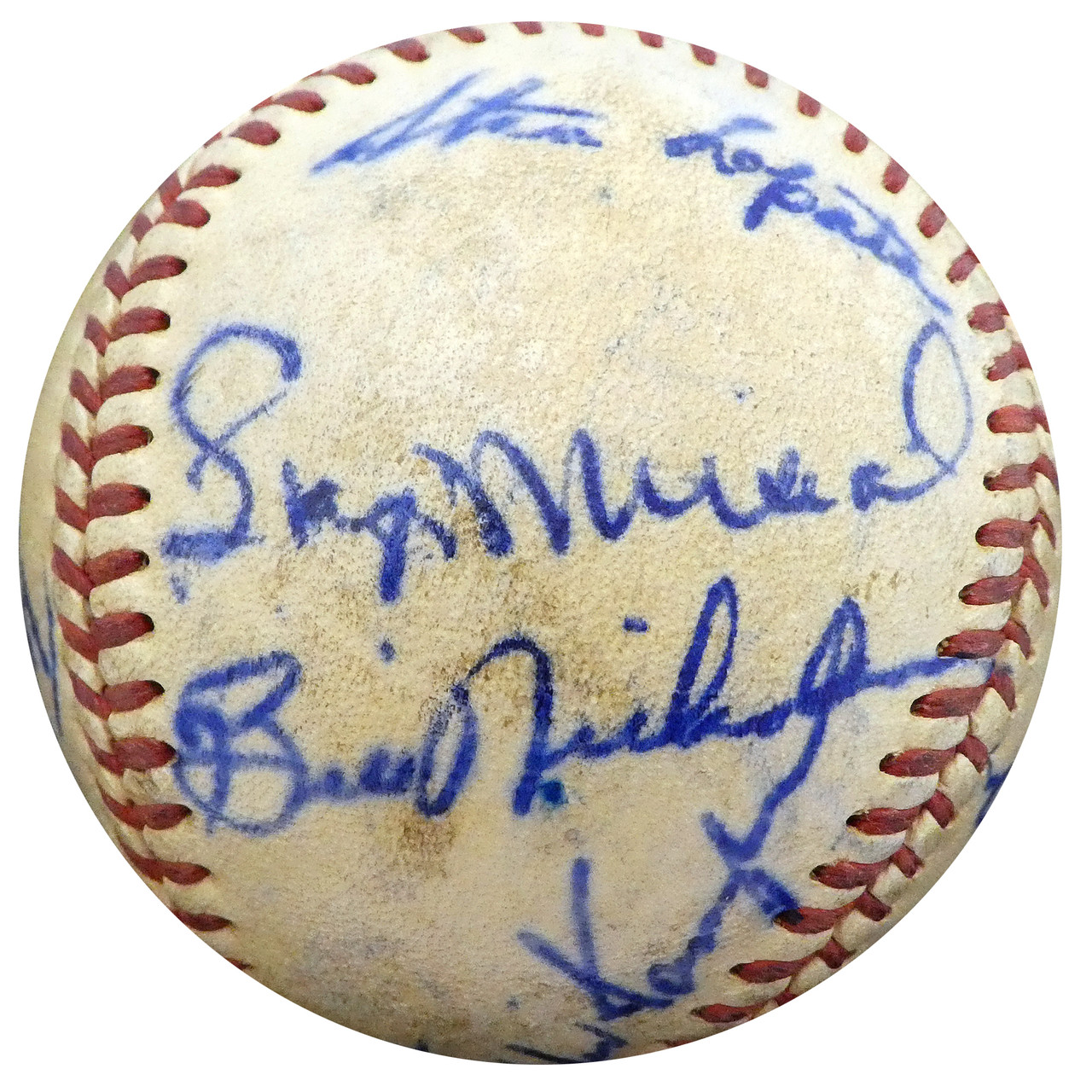 1950 Spring Training Autographed Official Baseball With 20 Total