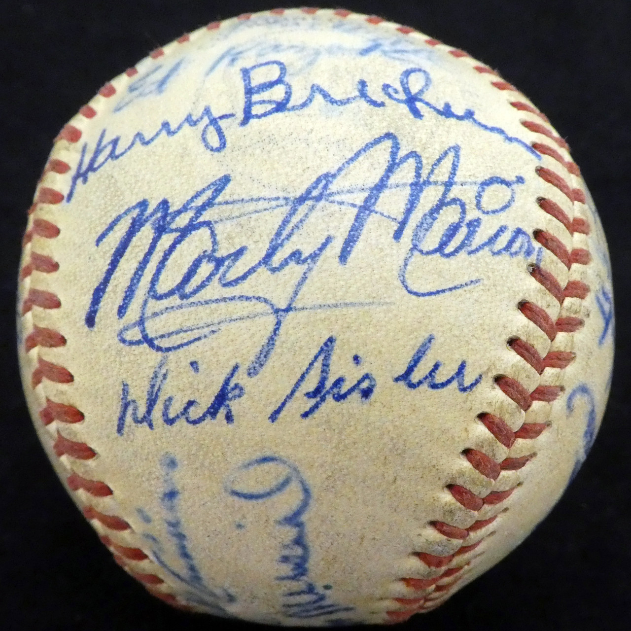 1950 Spring Training Autographed Official NL Baseball With 24