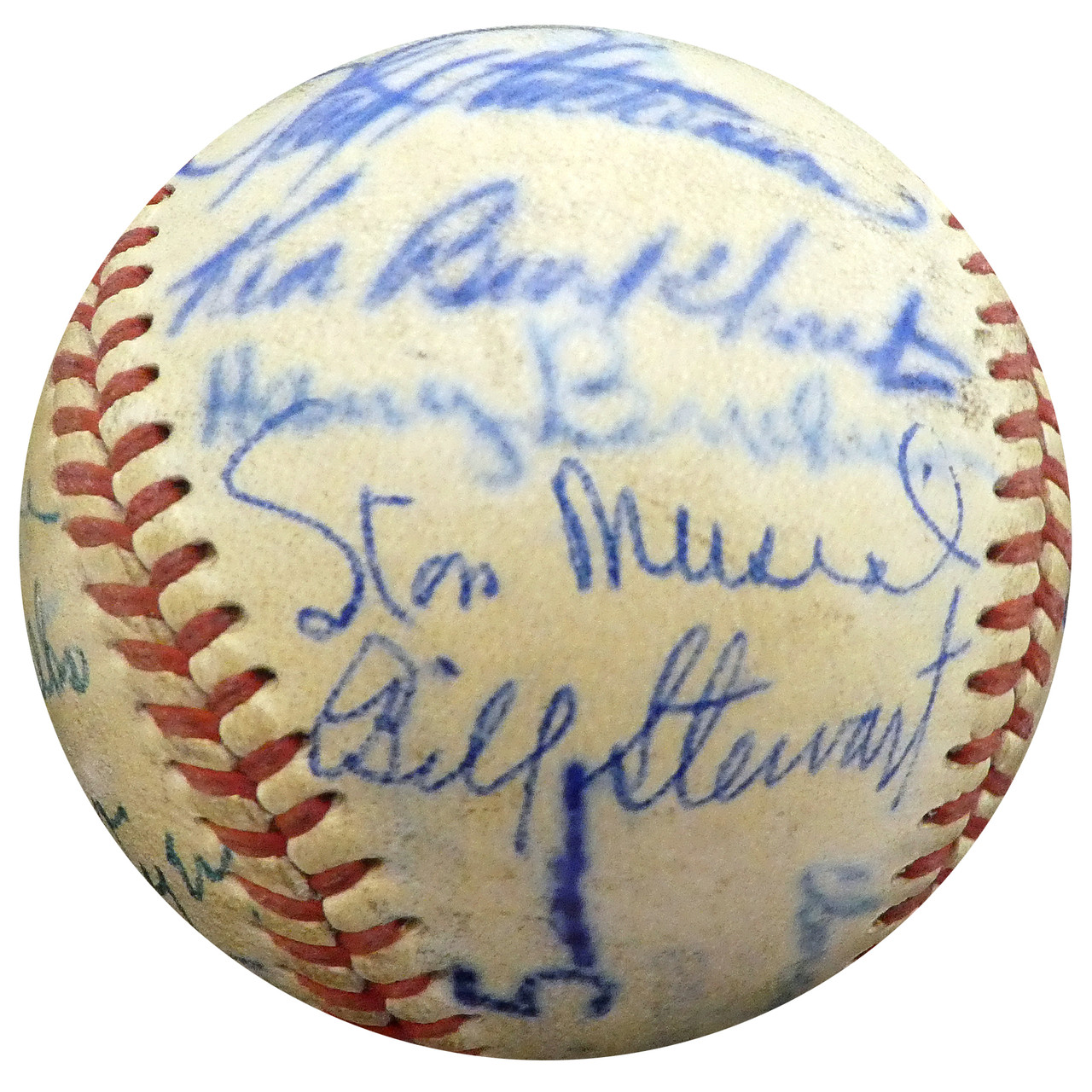 1950 Spring Training Autographed Official NL Baseball With 24