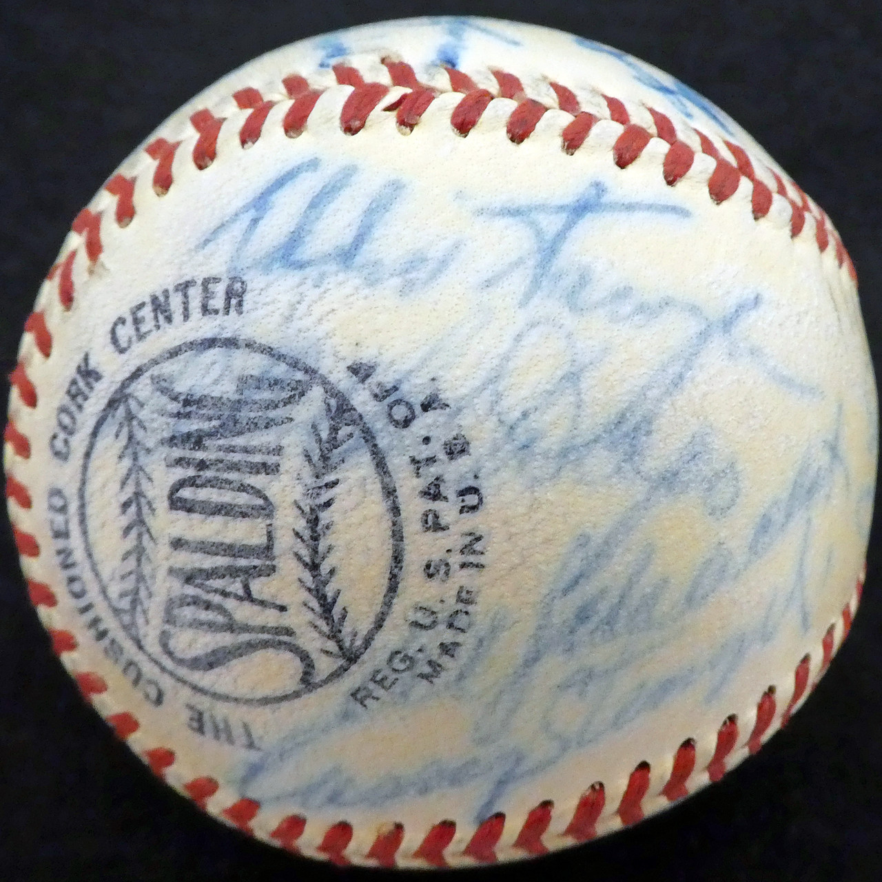 1950 Spring Training Autographed Official Baseball With 27 Total Signatures  Including Stan Musial & Mel Allen Beckett BAS #A52629