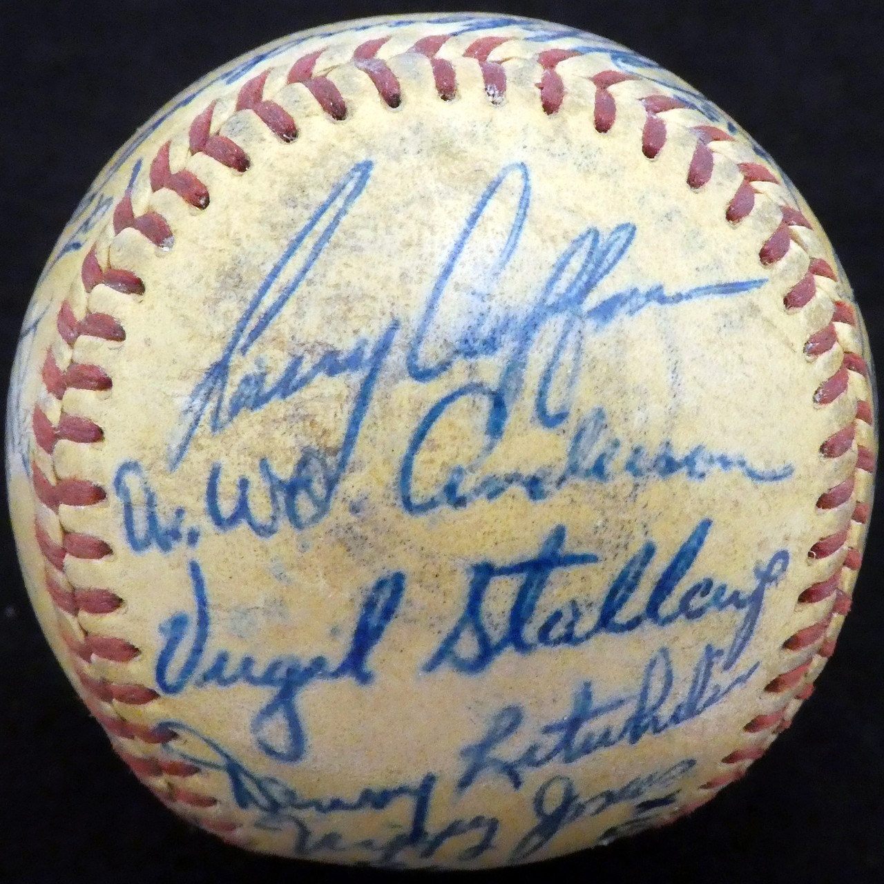 Stan Musial Autographed Signed 1960 St. Louis Cardinals, Pittsburgh Pirates  & Cincinnati Reds Official Baseball With 28 Total Signatures Including &  Bob Gibson Beckett Beckett