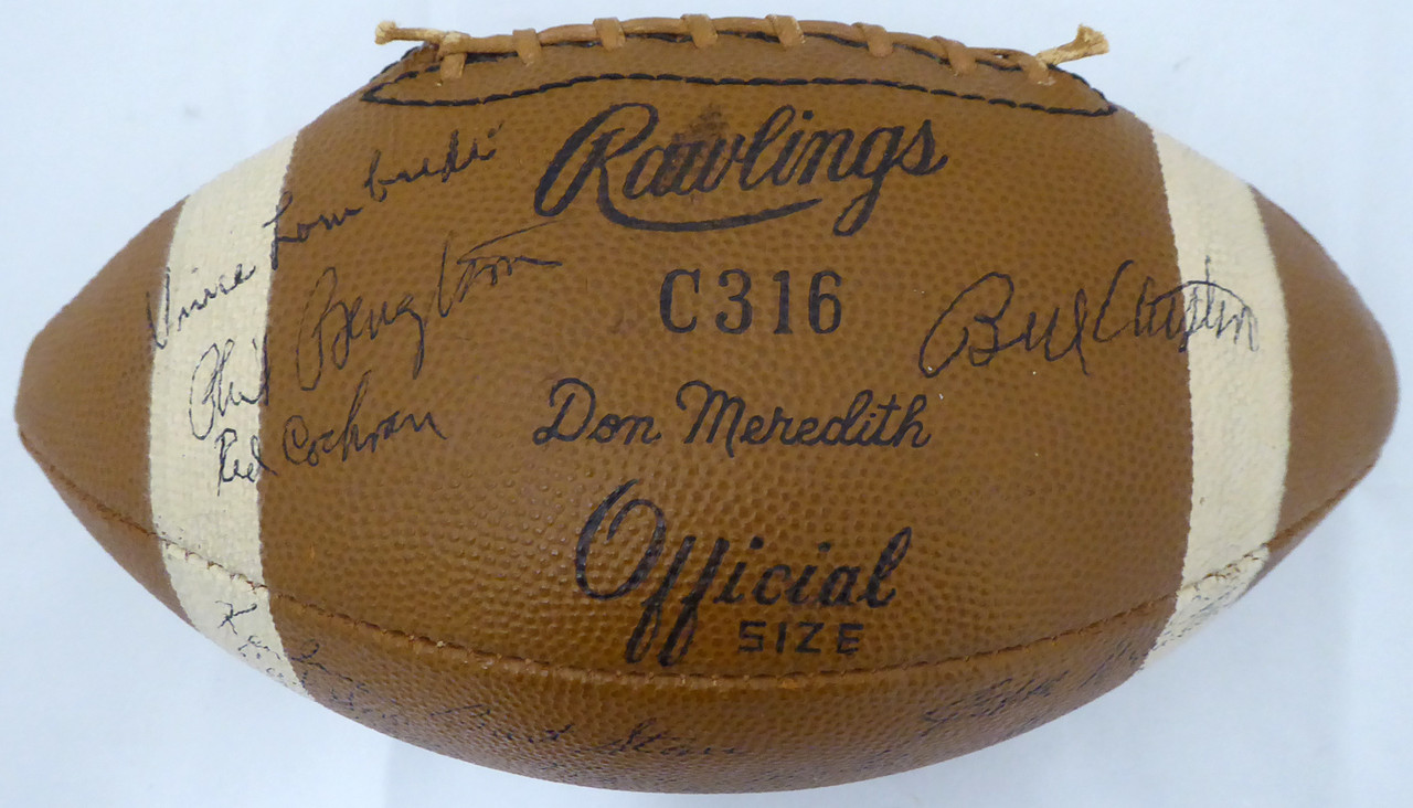 packers autographed football