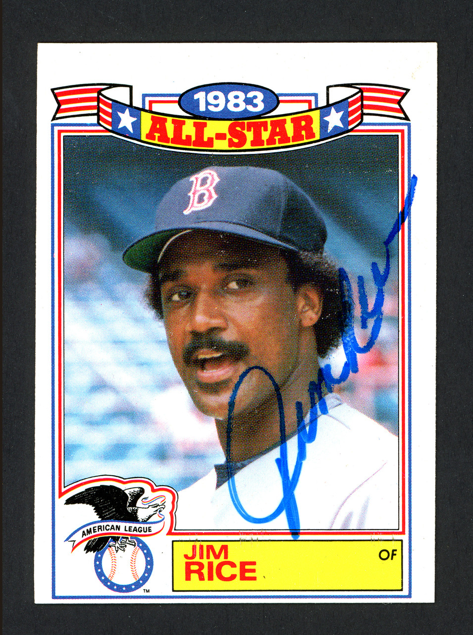 Jim Rice Boston Red Sox Autographed & Inscribed Custom Baseball