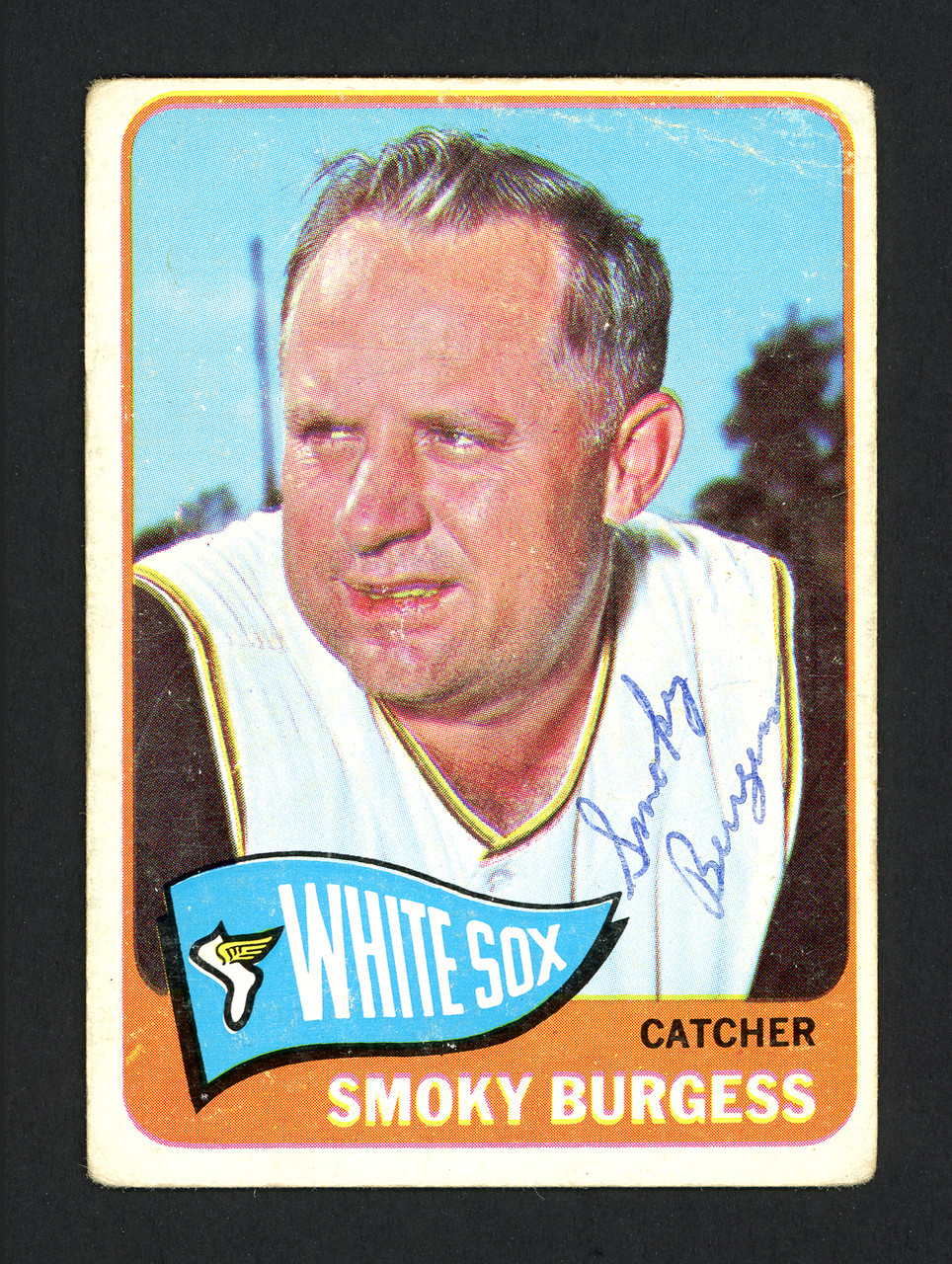 Floyd Robinson Autographed 1965 Topps Card #345 Chicago White Sox