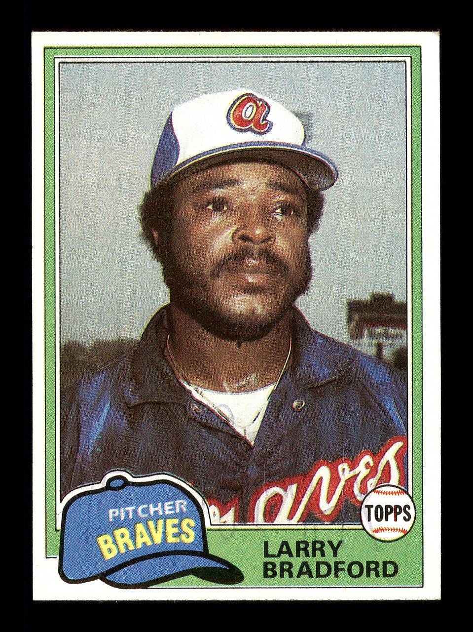 Mike Lum Atlanta Braves Signed 1981 Topps Card #457