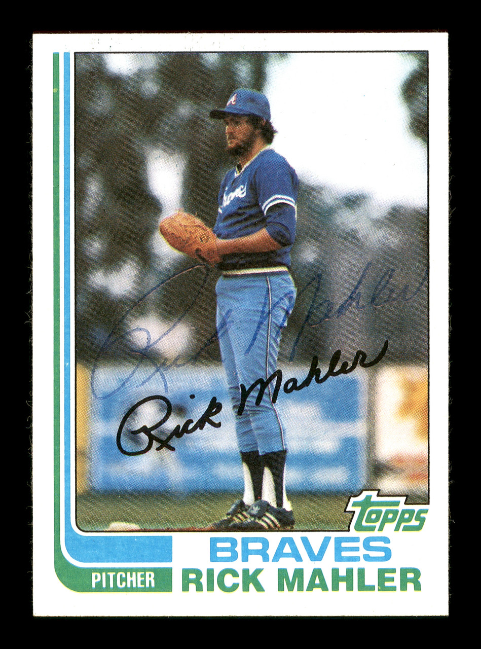 Rick Matula Autographed 1981 Donruss Card #317 Atlanta Braves