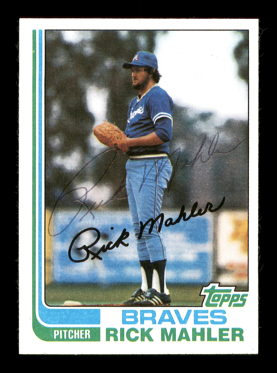 Rick Matula Autographed 1981 Topps Card #611 Atlanta Braves SKU