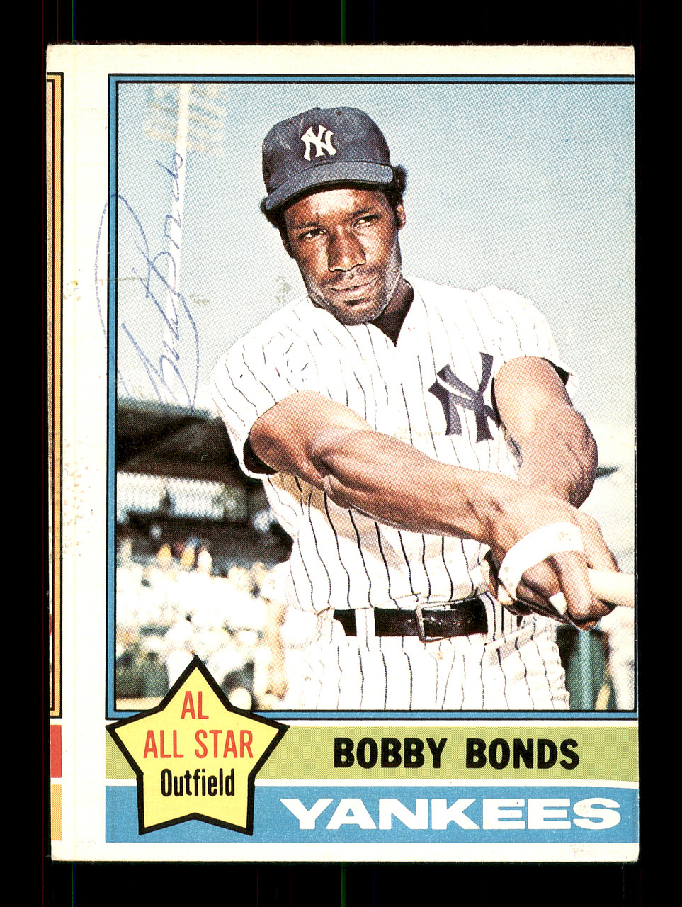 Bobby Bonds Autographed 1976 O-Pee-Chee Card #380 New York Yankees SKU  #169454