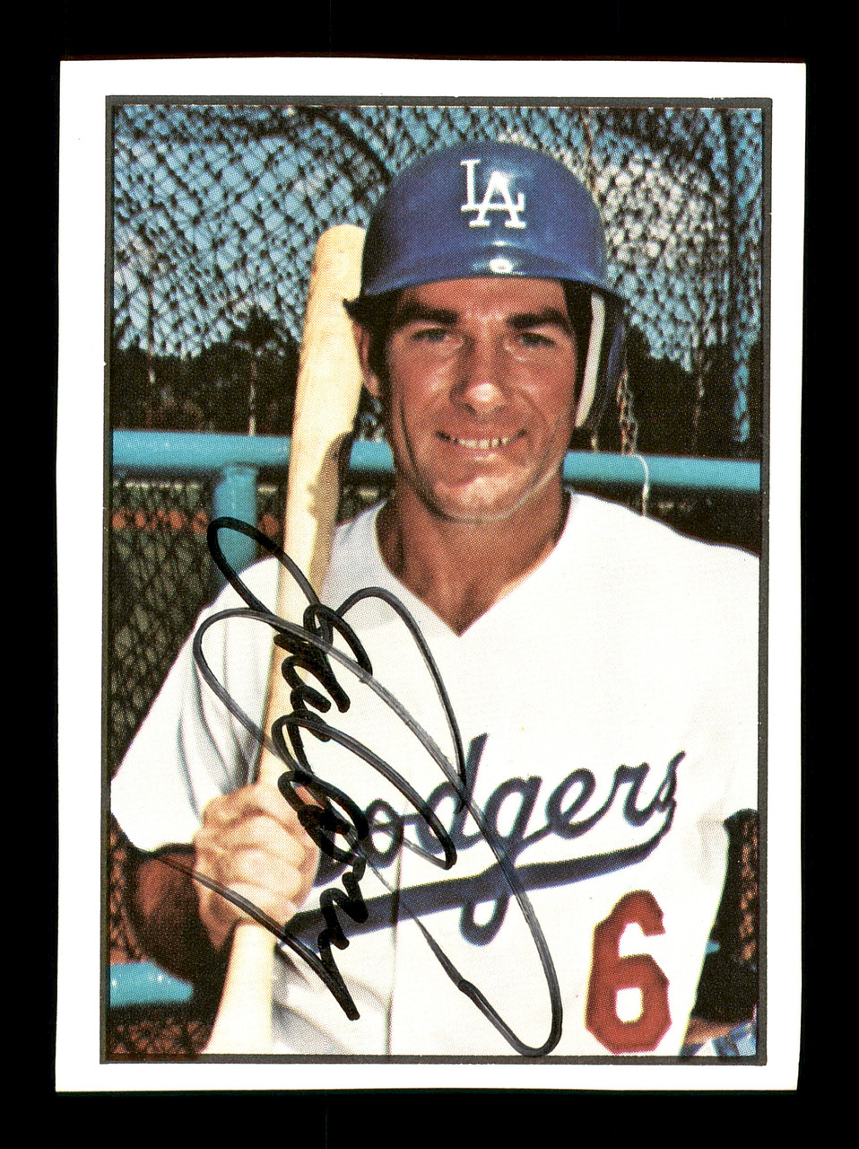 Manny Mota Autographed 1978 SSPC Card #79 Los Angeles Dodgers SKU #172282