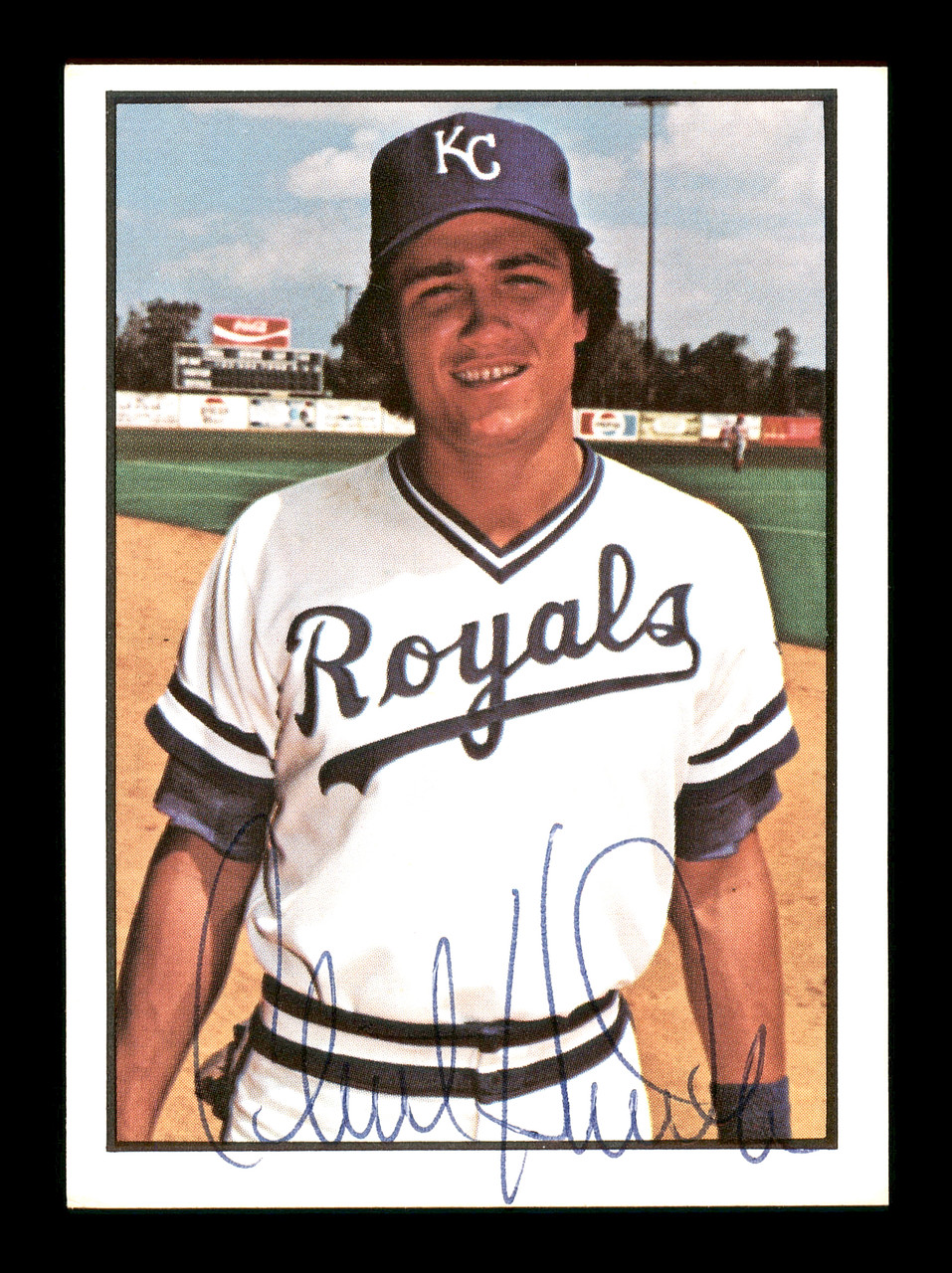 Clint Hurdle autographed Baseball Card (Kansas City Royals) 1982 Fleer #411