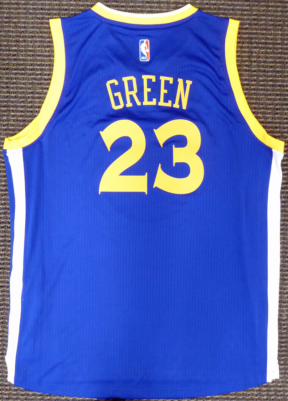 Nike Men's Golden State Warriors Draymond Green #23 T-Shirt, XL, Blue