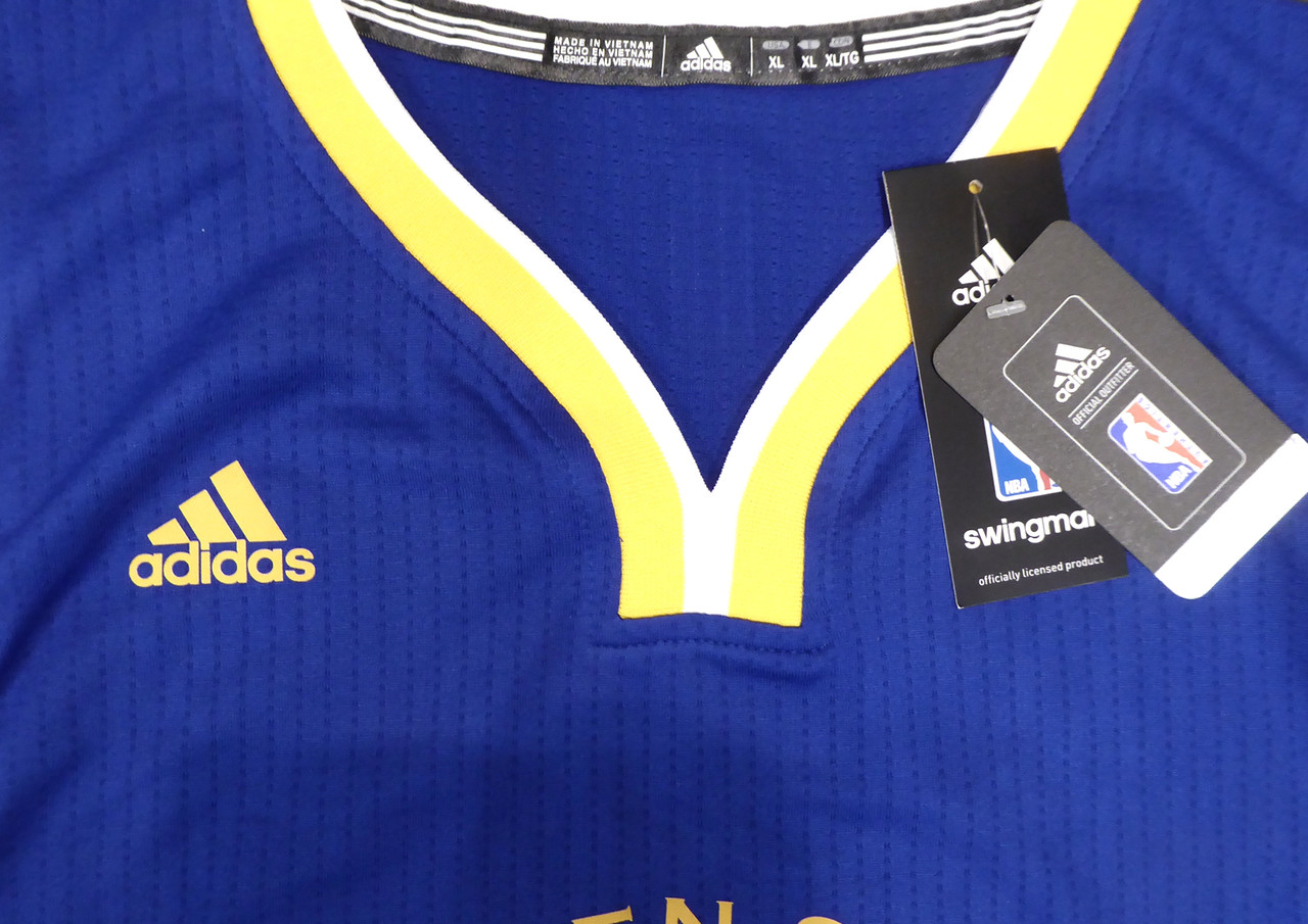 Draymond Green Unsigned Golden State Warriors Blue Adidas Swingman Jersey  Size L Stock #177423