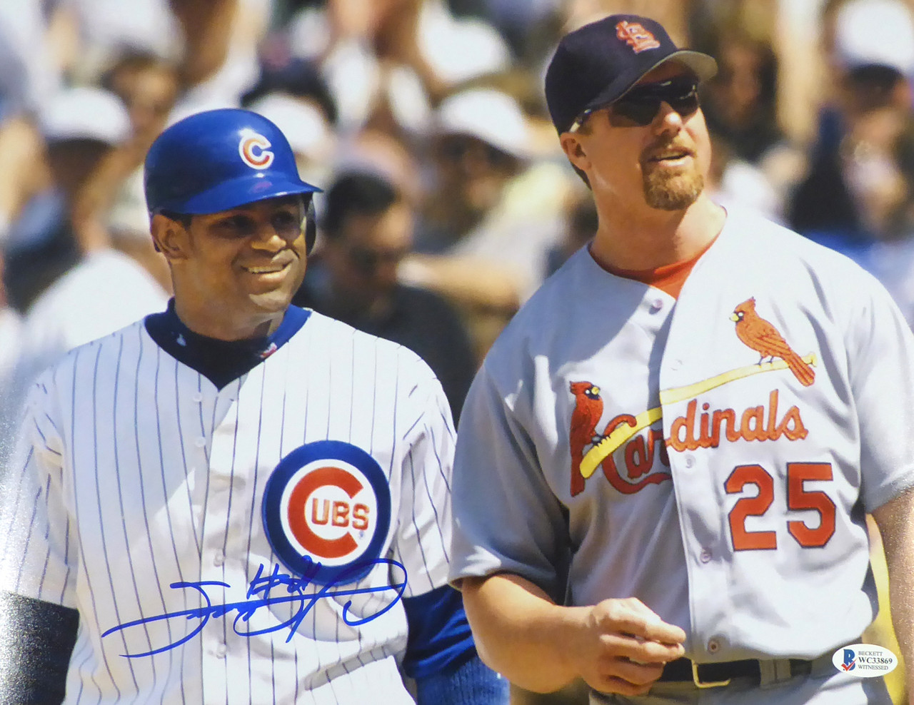 sammy sosa autographed jersey