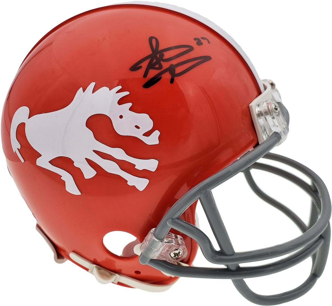 Steve Atwater Autographed Denver Broncos Throwback Orange Mini Helmet  Beckett BAS Stock #178096 - Mill Creek Sports