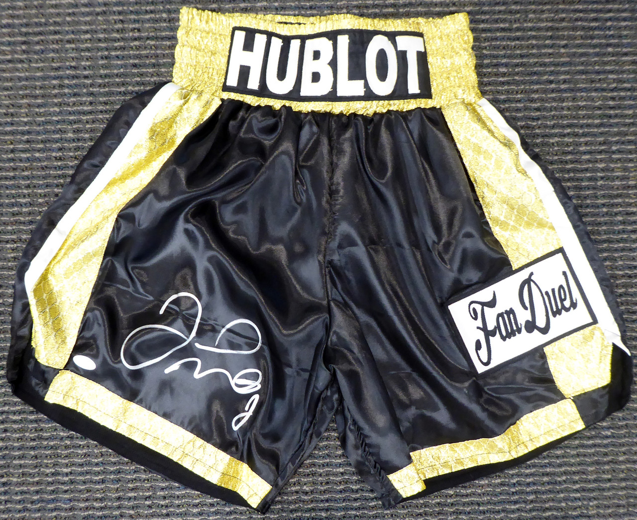 Floyd Mayweather given custom-made boxing shorts emblazoned with