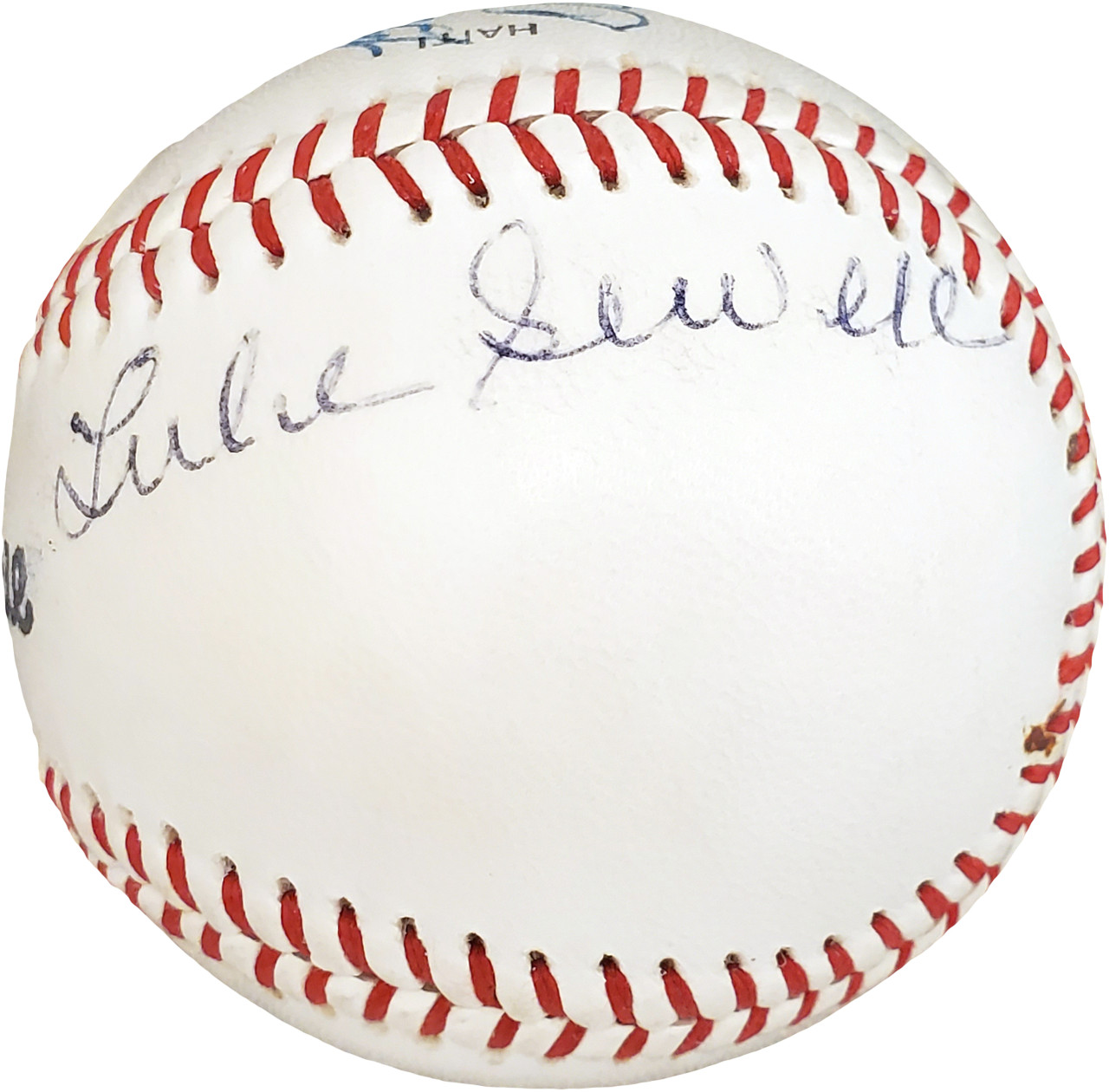 Ernie Banks Autographed Official National League Game Used Baseball Chicago  Cubs Vintage Signature Foul Ball 1960 PSA/DNA #AC00440