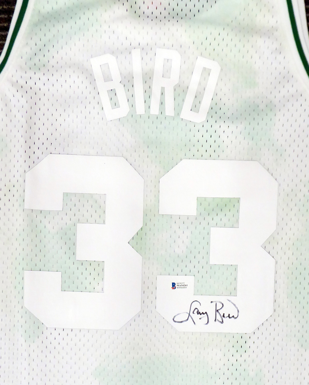 Sports Memorabilia  Larry Bird's Boston Celtics Signed White Jersey