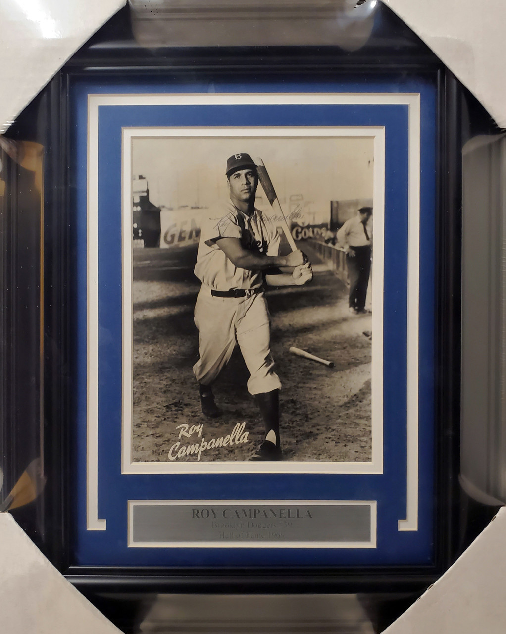 Roy Campanella Autographed Framed 8x10 Photo Brooklyn Dodgers Pre-Accident  PSA/DNA #D58039