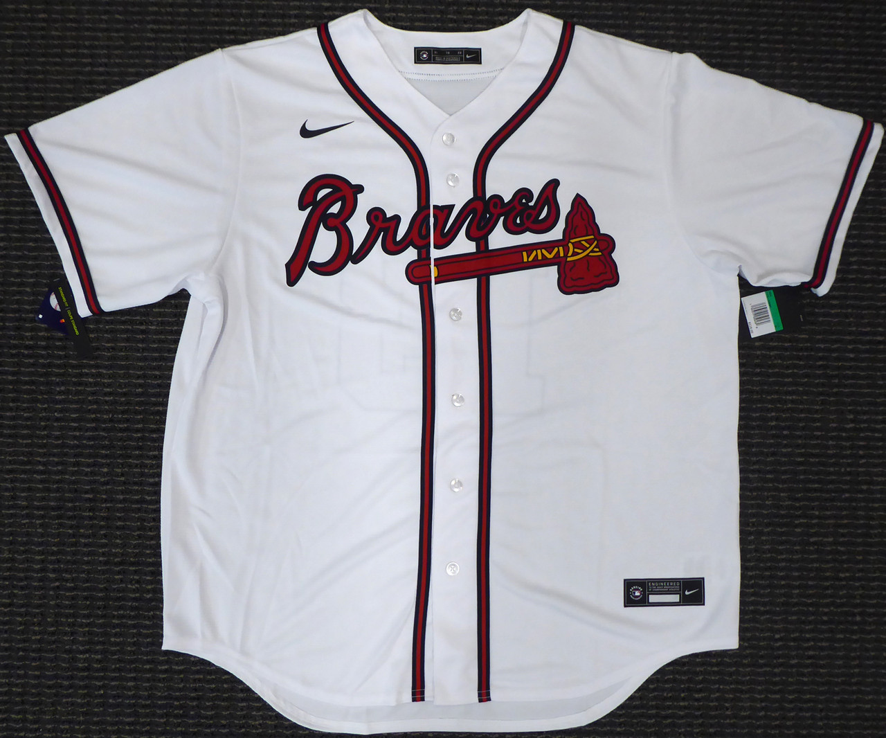 Atlanta Braves Nike Jersey Ronald Acuna Jr. White-Gray Split