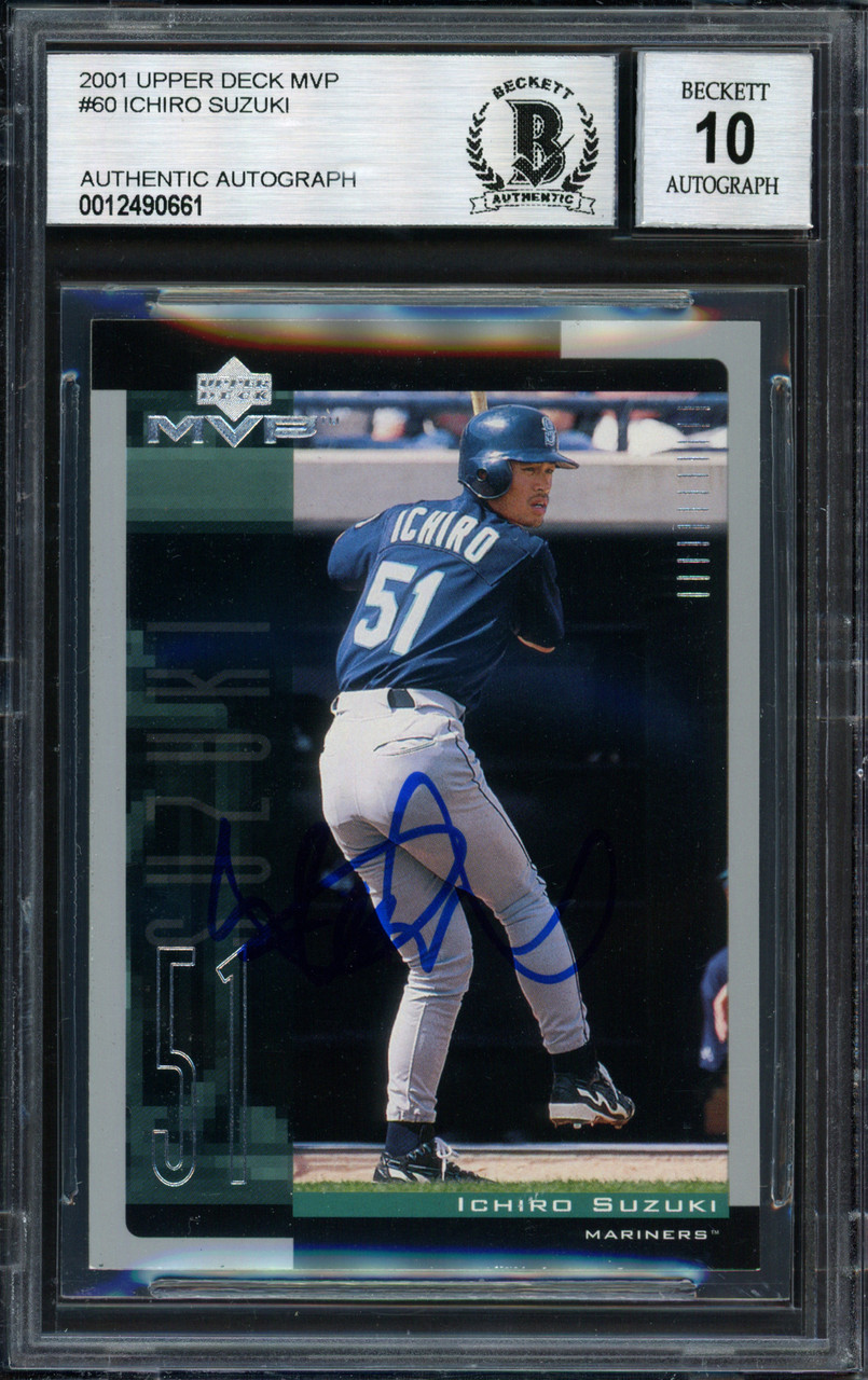 2001 UPPER DECK「イチロー/ICHIRO」直筆サイン ルーキーカード