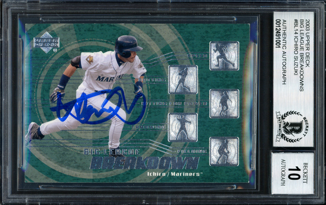 Ken Griffey Jr. Autographed 1998 Topps Finest Jumbo Card #A8 Seattle  Mariners Auto Grade Gem Mint 10 Beckett BAS #15775575 - Mill Creek Sports