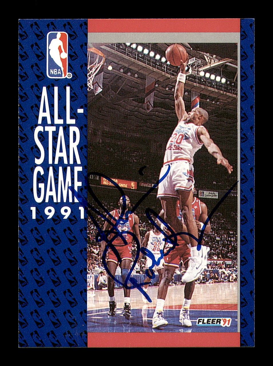 Alvin Robertson Autographed 1991-92 Fleer Card #235 Milwaukee