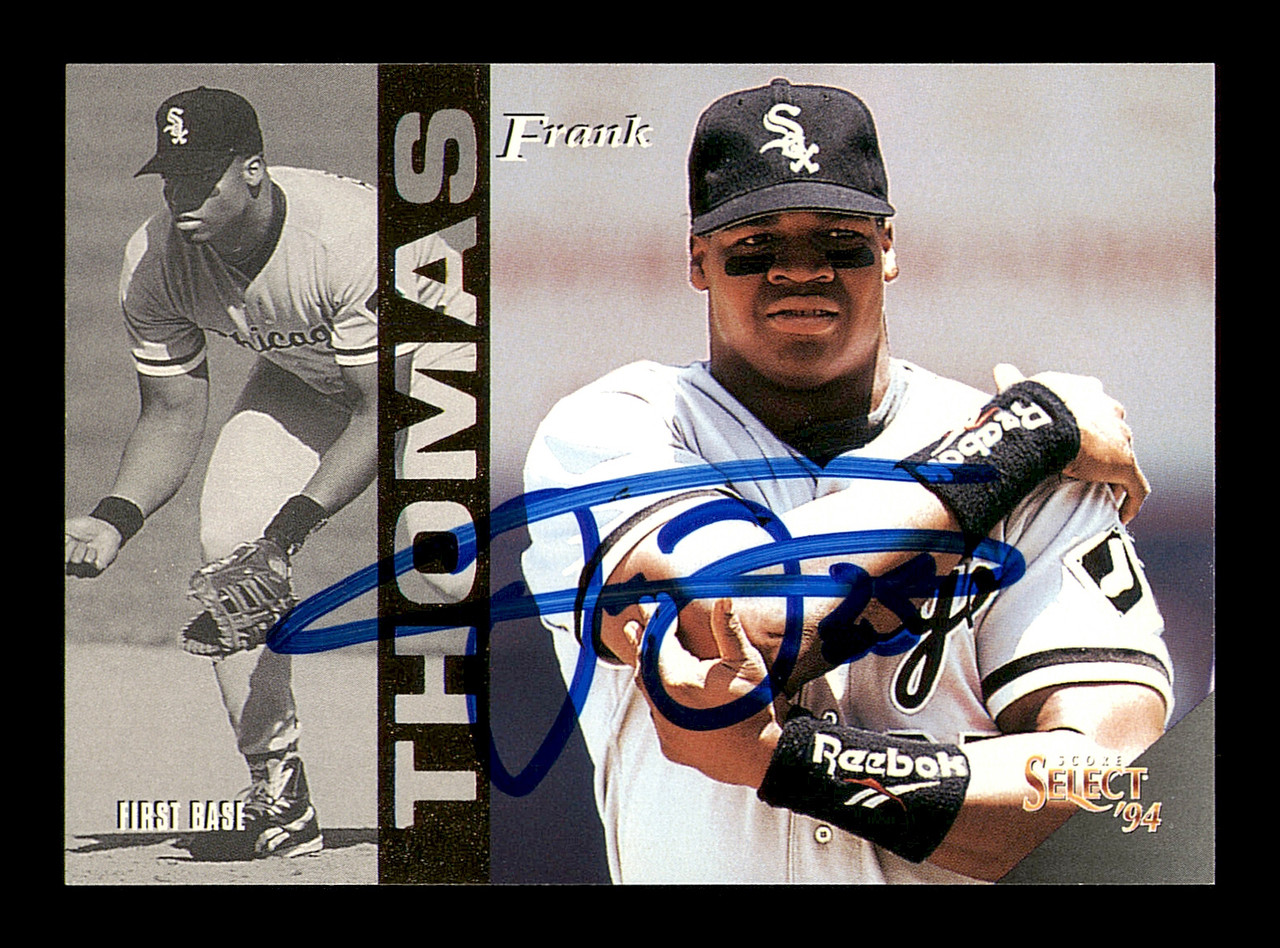 Frank Thomas Autographed 1994 Score Select Card #6 Chicago White Sox SKU  #183376 - Mill Creek Sports