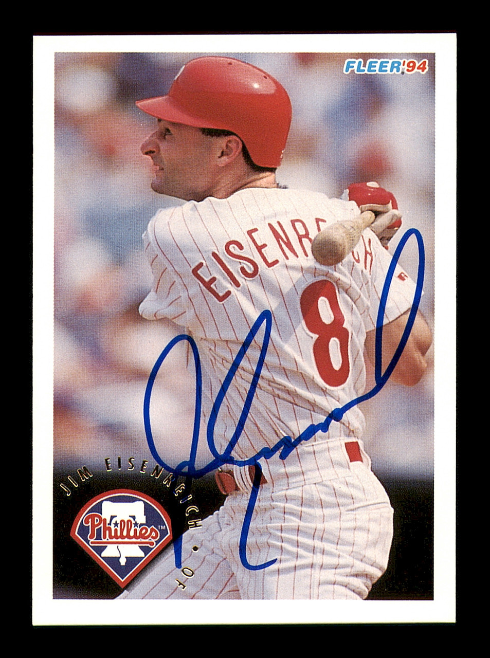 Jim Eisenreich 1993 Philadelphia Phillies Mitchell & Ness Road