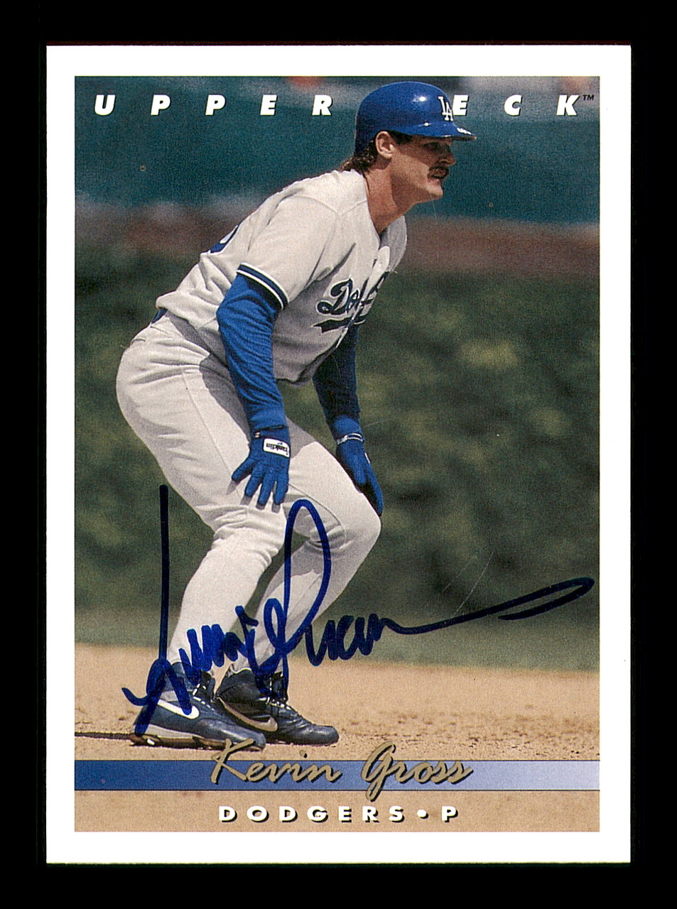 Kevin Gross Autographed 1993 Upper Deck Card #198 Los Angeles