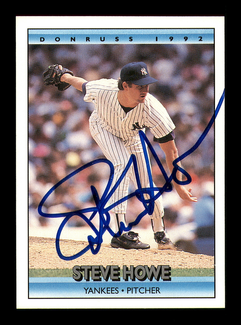 Steve Sax Autographed 1990 Donruss MVP Card #BC-22 New York Yankees SKU  #188600