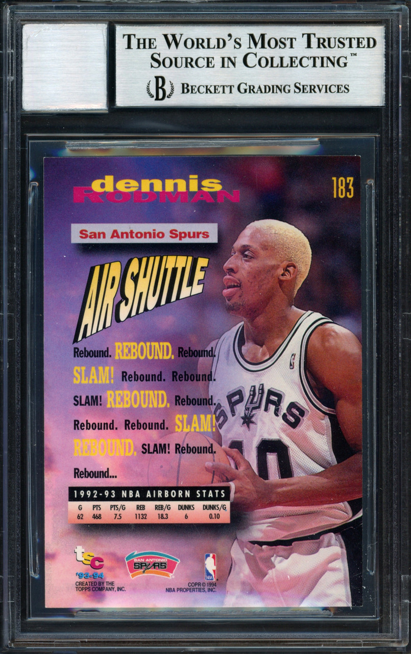 Lot Detail - 1993-94 Dennis Rodman San Antonio Spurs Game-Used