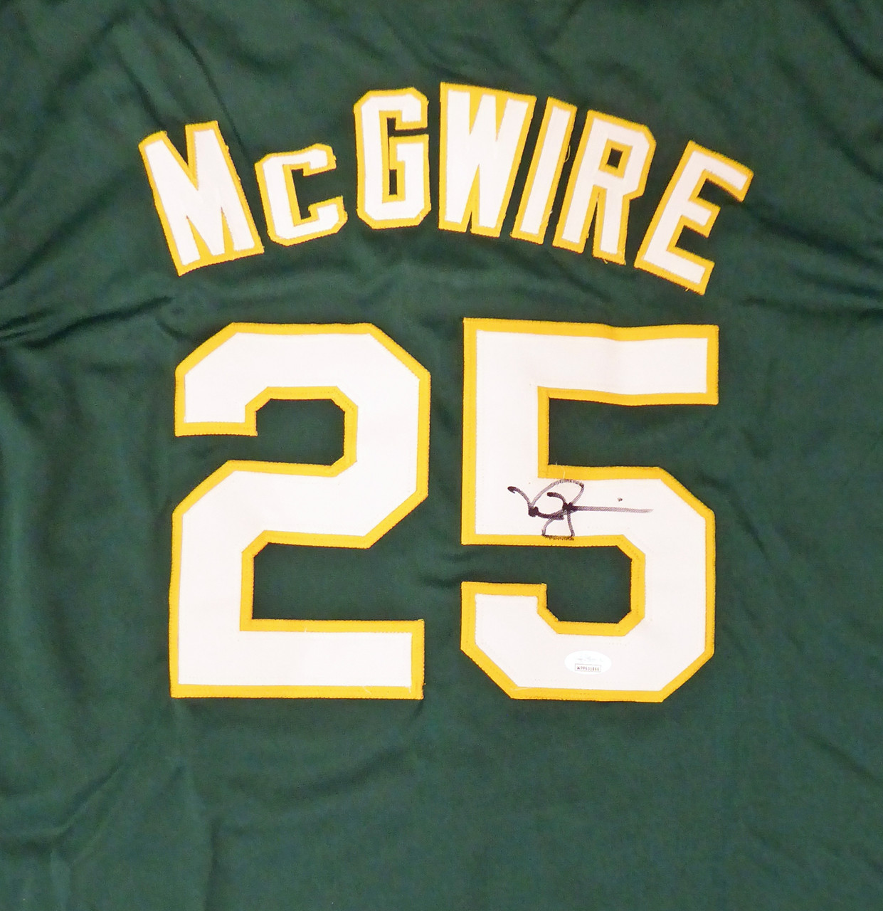 Mark Mcgwire Autographed Signed Framed Oakland A's Jersey 