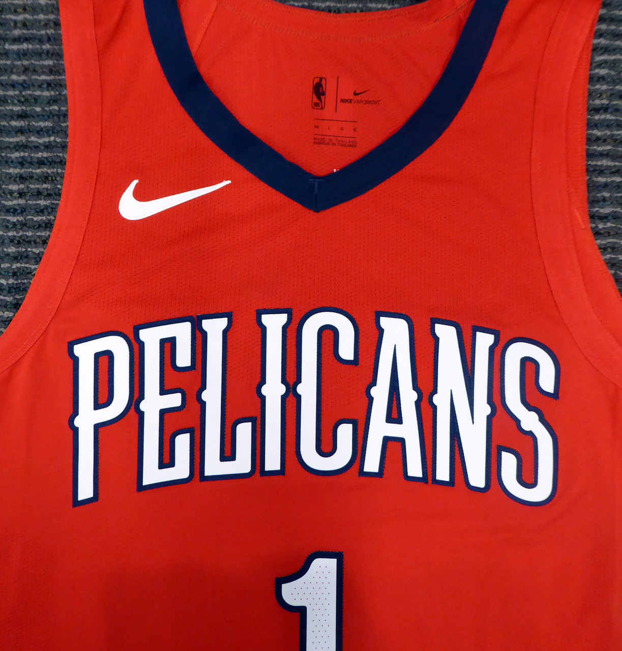 New Orleans Pelicans Zion Williamson Autographed Framed Red Nike Jersey  Fanatics Stock #191194 - Mill Creek Sports