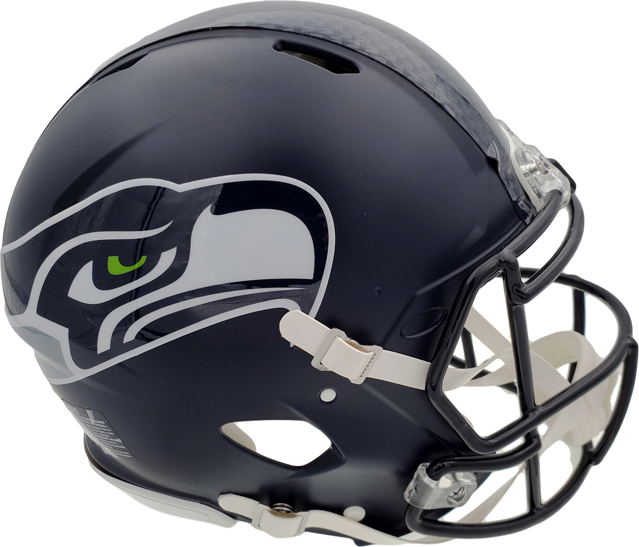 Unsigned Seattle Seahawks Blue Authentic Speed Full Size Helmet Stock  #185356