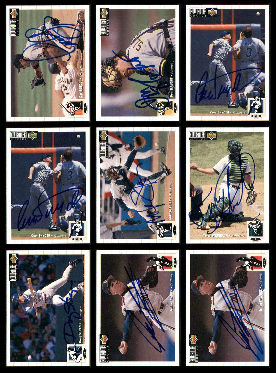 Andujar Cedeno Autographed 1994 Upper Deck Collectors Choice Card #75  Houston Astros SKU #184319