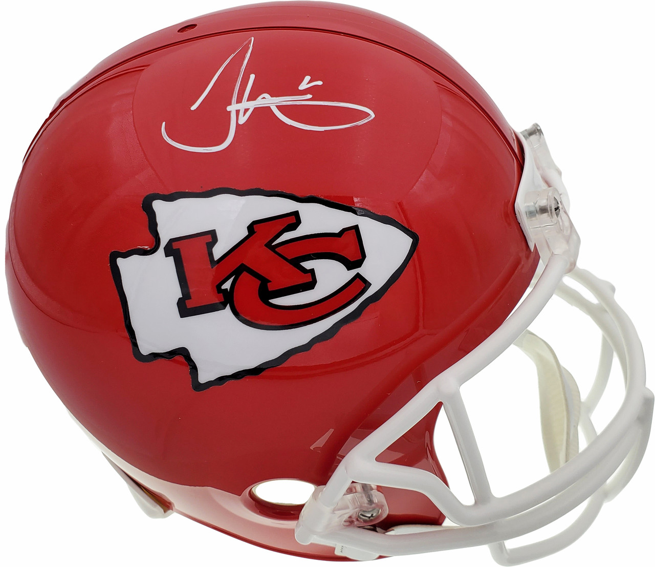 Tyreek Hill Signed Kansas City Chiefs White Jersey (Beckett COA) 3xPro –