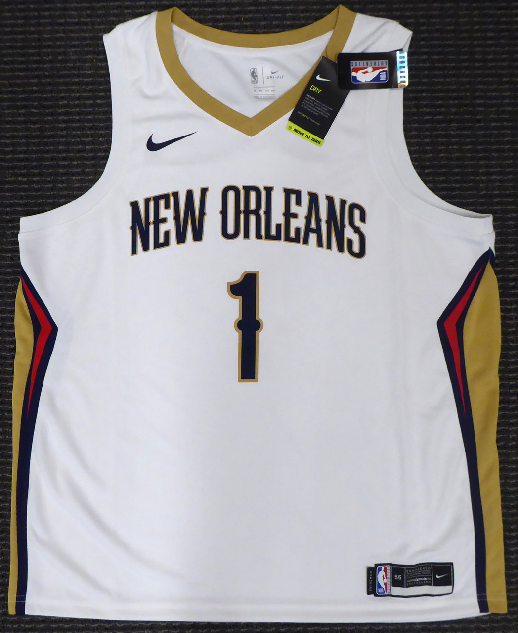 Zion Williamson White New Orleans Pelicans Autographed Nike