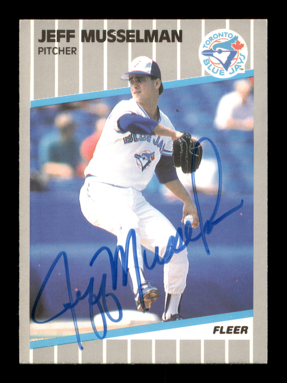 Mookie Wilson Autographed 1991 Fleer Ultra Card #372 Toronto Blue Jays SKU  #183504 - Mill Creek Sports