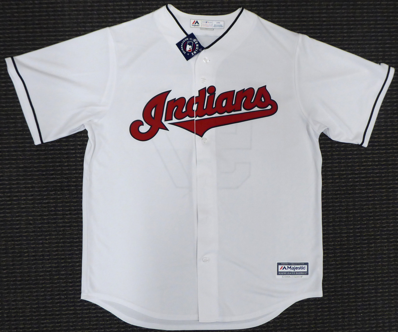 Cleveland Indians Shane Bieber Autographed White Majestic Cool Base Jersey  Size XL Go Tribe Beckett BAS Stock #187724 - Mill Creek Sports